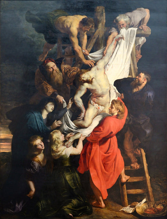 Pintura A Descida Da Cruz, a Principal Obra de Peter Paul Rubens