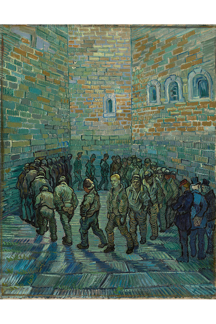 Obra A Ronda dos Prisioneiros de Van Gogh
