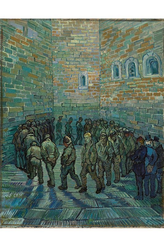 Obra A Ronda dos Prisioneiros de Van Gogh