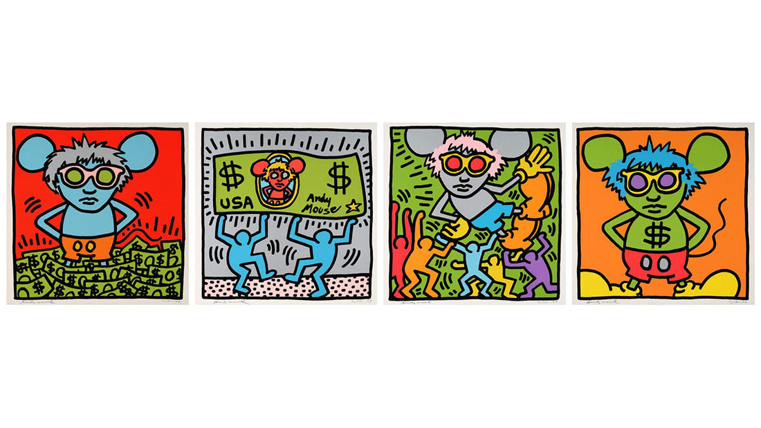 Obra Andy Mouse de Keith Haring