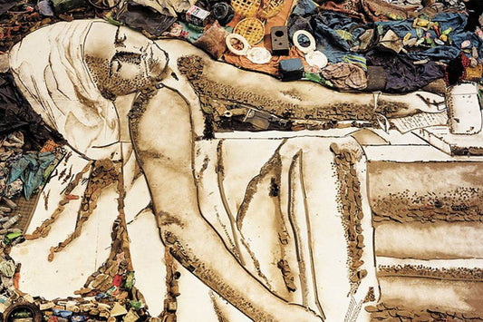 Obra Marat (Sebastião) de Vik Muniz