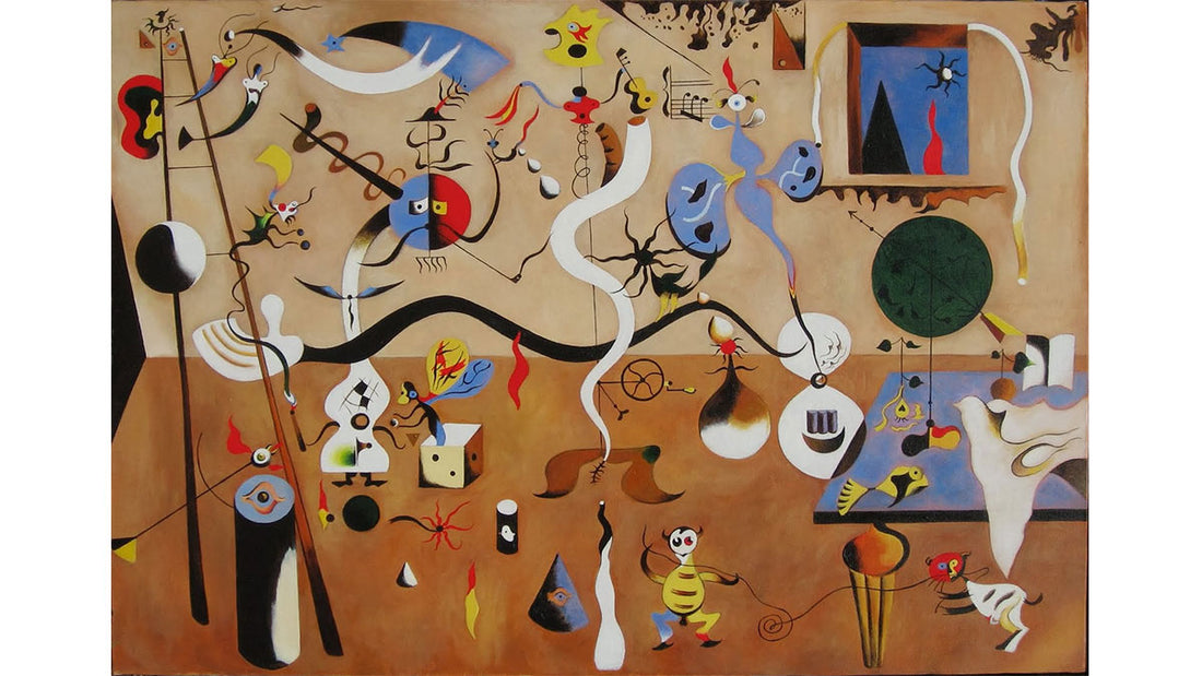 Obra Carnaval do Arlequim de Joan Miró