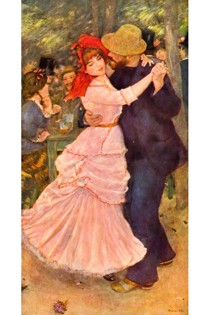 Obra Dança em Bougival de Renoir