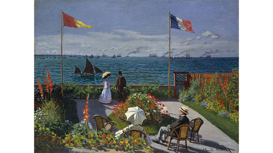 Obra Jardim em Sainte-Adresse de Claude Monet.