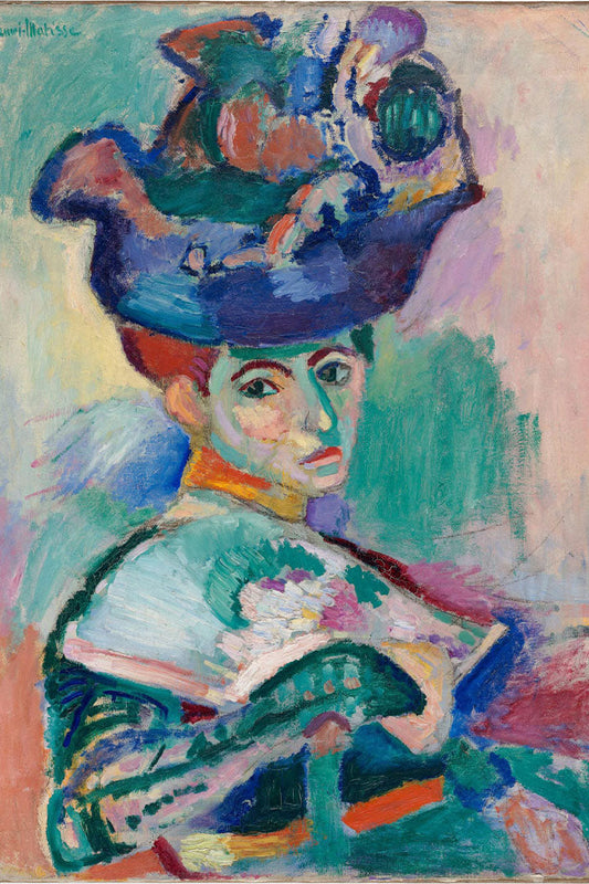 Obra Mulher com Chapéu de Henri Matisse