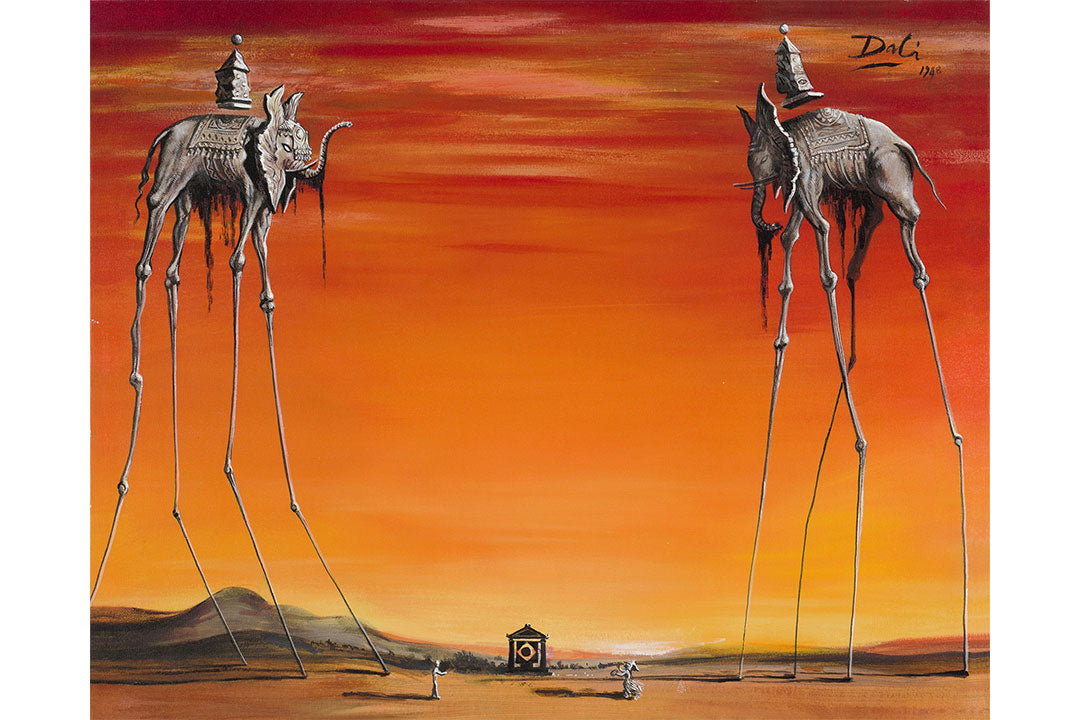 Obra Os Elefantes de Dalí