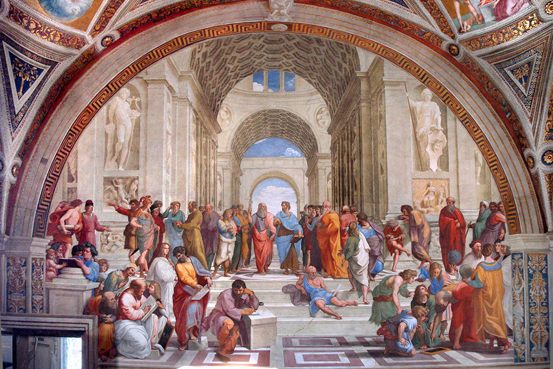Obra A Escola de Atenas de Rafael Sanzio