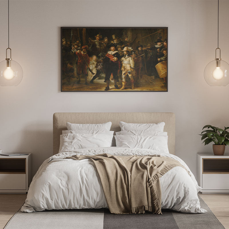 Quadro Decorativo A Ronda Noturna Rembrandt