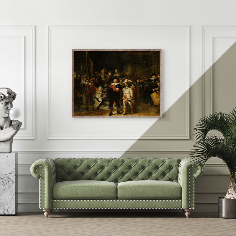 Quadro Decorativo A Ronda Noturna Rembrandt