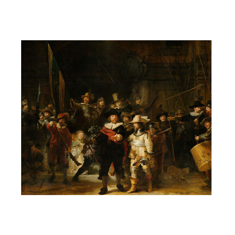 Quadro Decorativo A Ronda Noturna Rembrandt