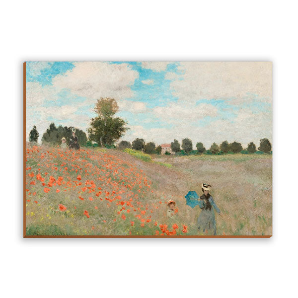 Quadro Decorativo Campo de Papoulas Monet