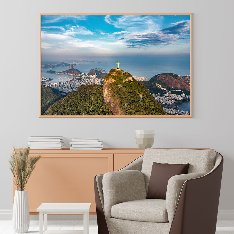 Quadro Decorativo Cristo Redentor Rio de Janeiro