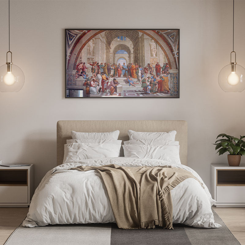 Quadro Decorativo Escola De Atenas Rafael Sanzio
