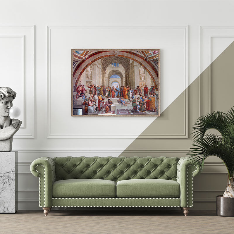 Quadro Decorativo Escola De Atenas Rafael Sanzio