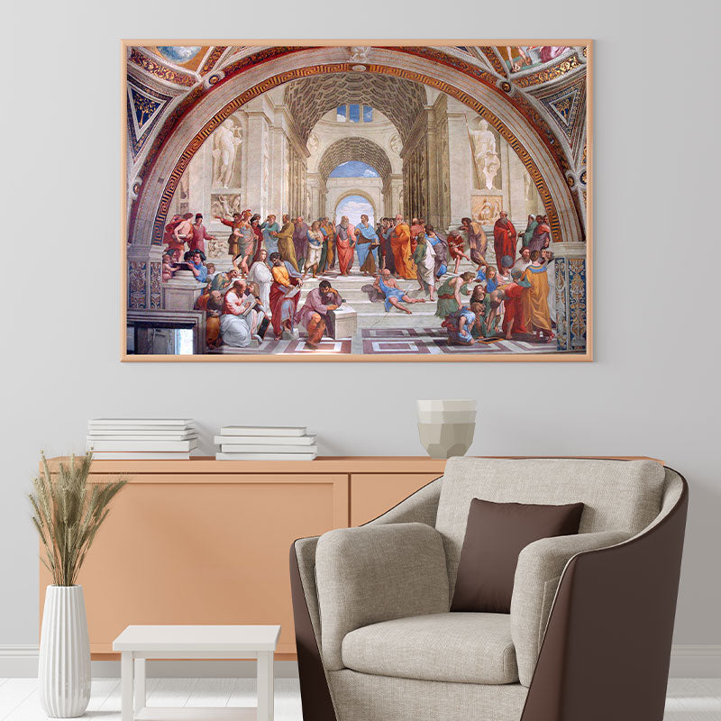 Quadro Decorativo Escola De Atenas Rafael Sanzio