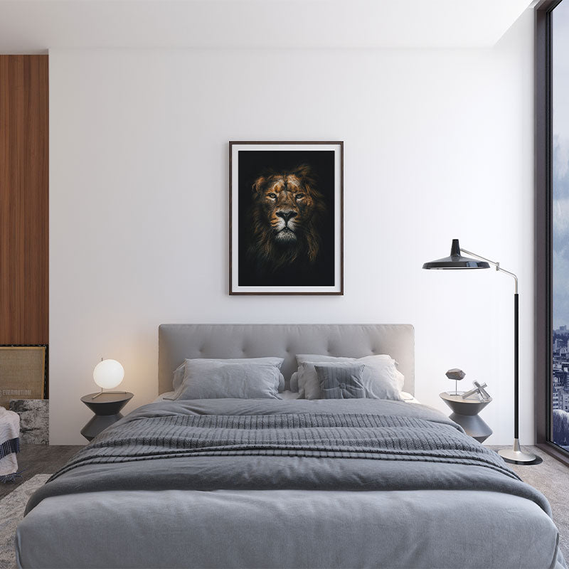 Quadro Decorativo Leão Rei