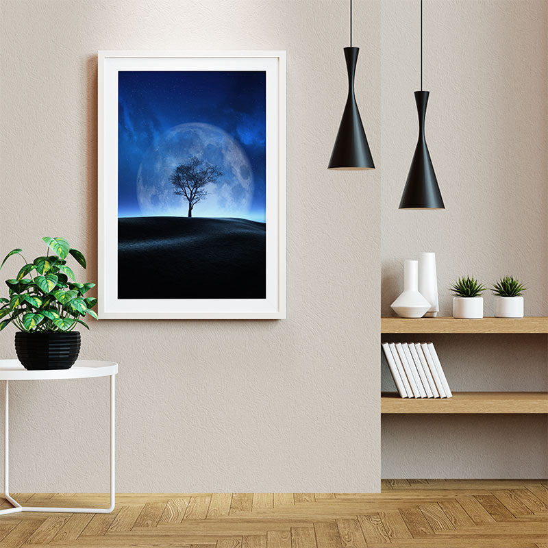 Quadro Decorativo Lua Cheia