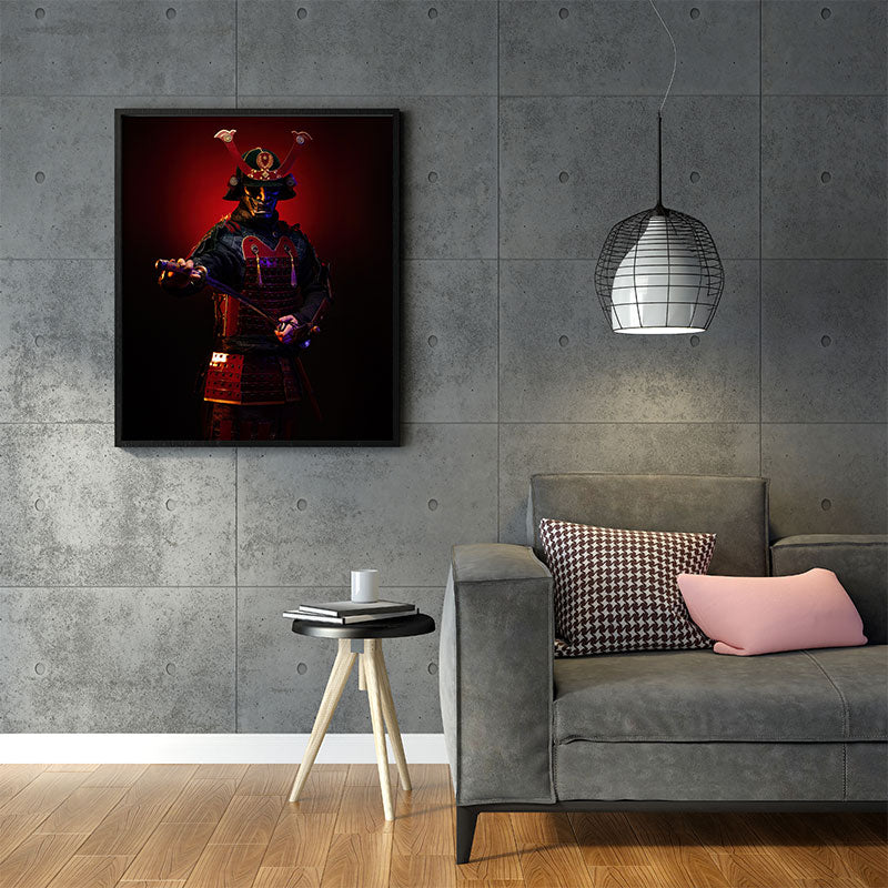 Quadro Decorativo Samurai