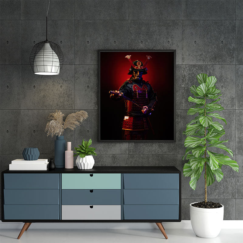 Quadro Decorativo Samurai