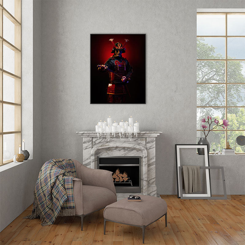Quadro Decorativo Samurai