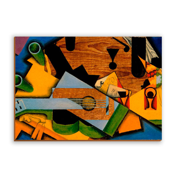 Quadro Still Life with a Guitar Juan Gris