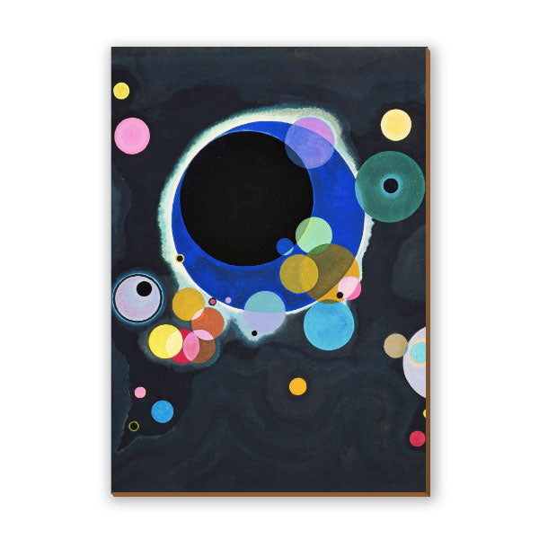 Quadro Decorativo Vários Círculos Kandinsky