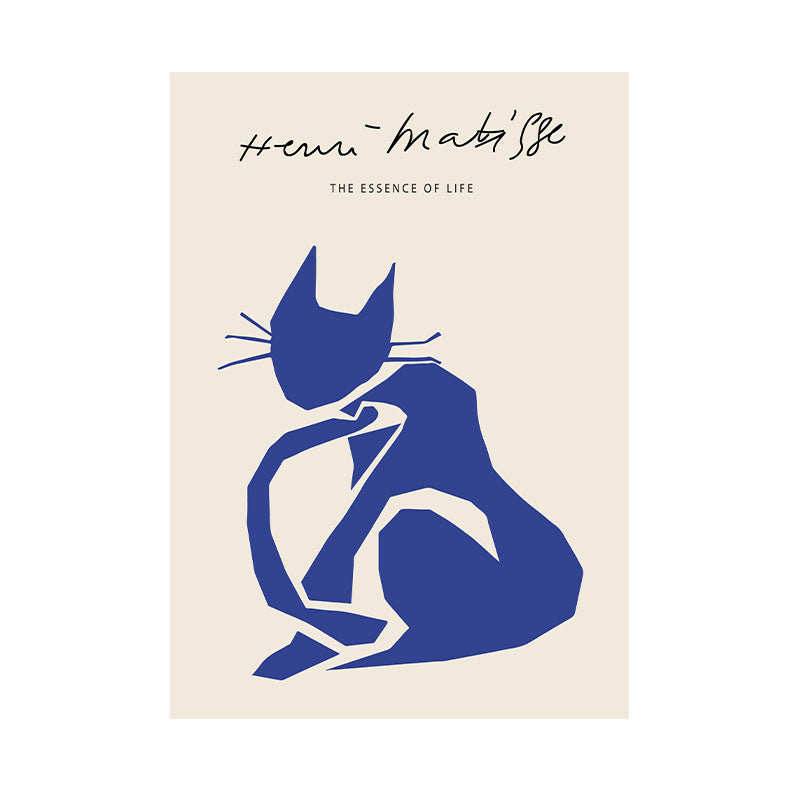 Quadro Gato Azul Matisse