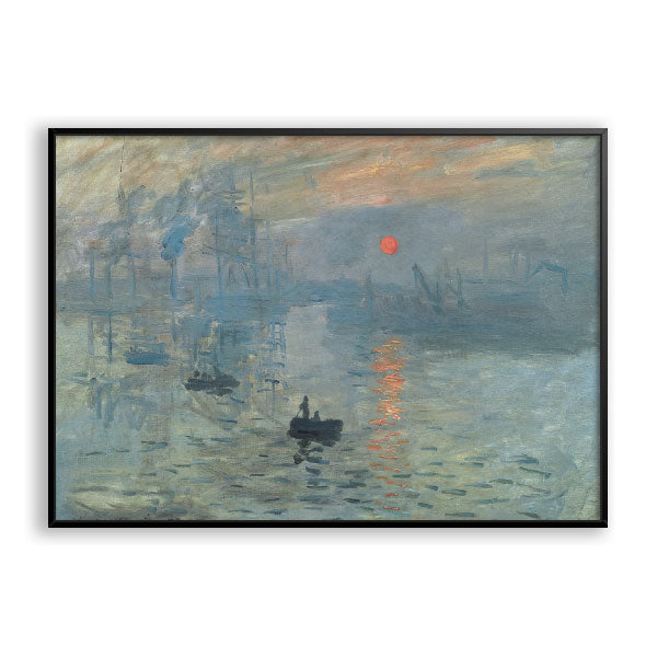 Quadro Impressão Nascer do Sol Moldura Filete Preta