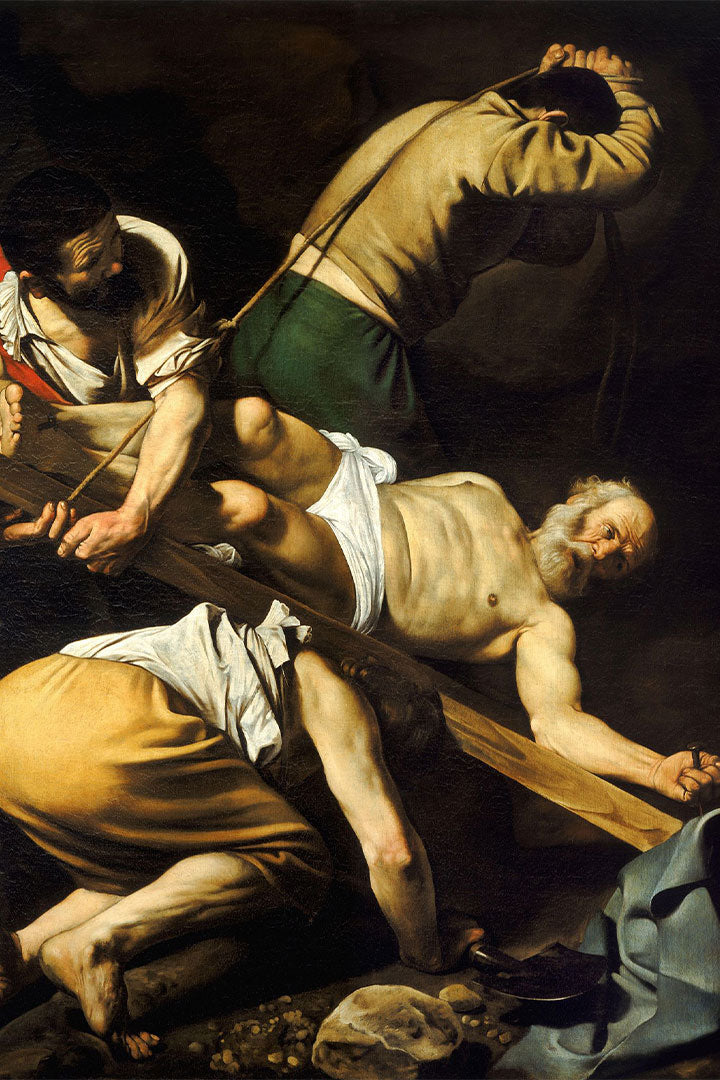 Obra A Crucificação de São Pedro de Caravaggio