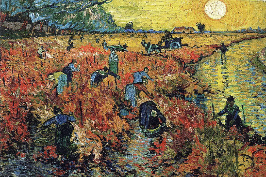 Obra A Vinha Encarnada de Van Gogh