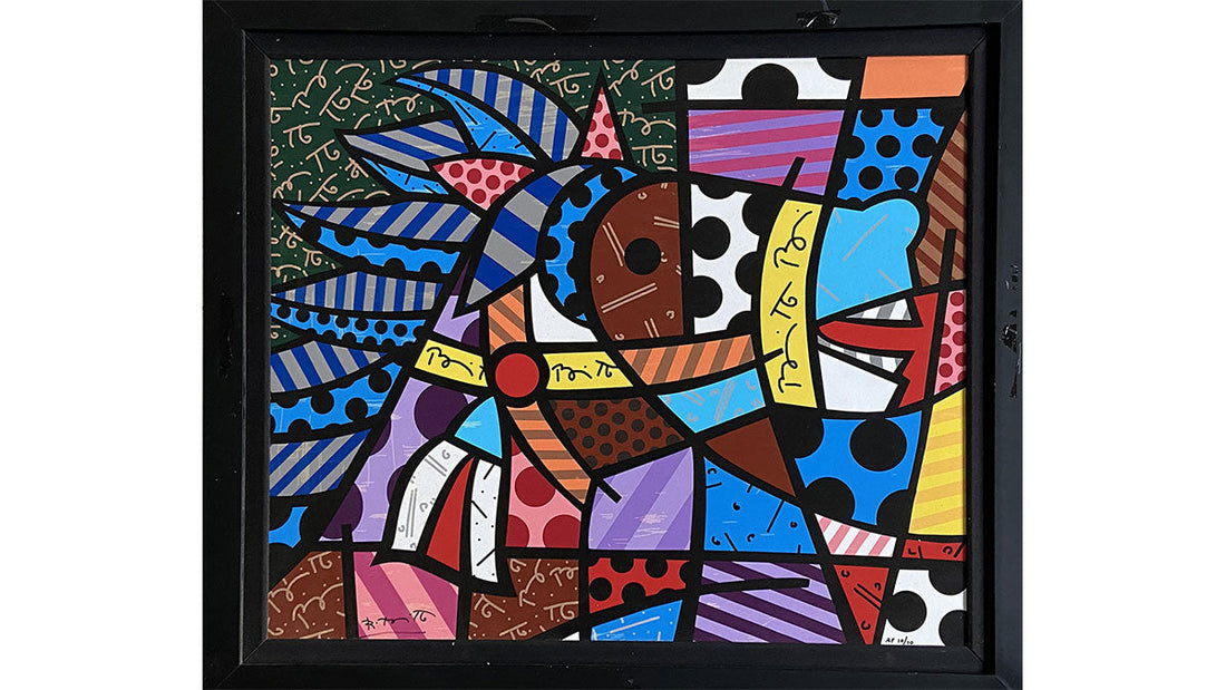 Obra Cavalo Cavalo de Romero Britto