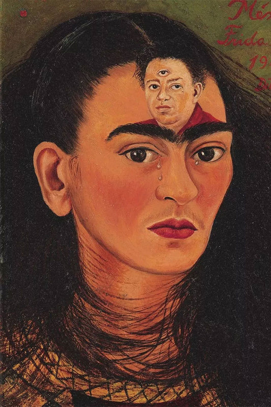 Obra Diego e Eu de Frida Kahlo