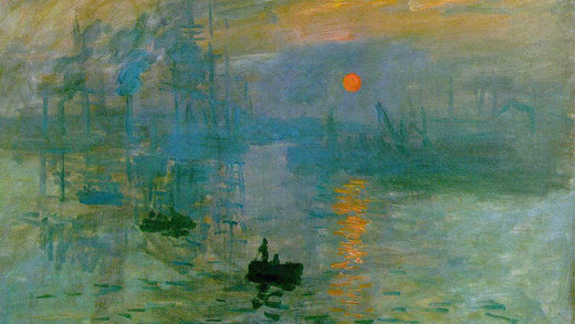 Obra Impressão, Nascer do Sol de Claude Monet