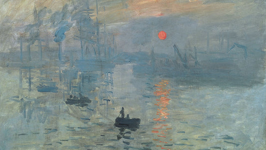 Obra Impressão, Nascer do Sol de Claude Monet