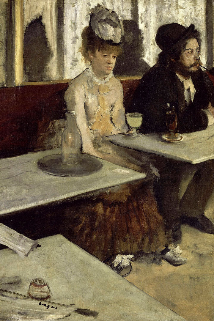 Obra O Absinto de Edgar Degas