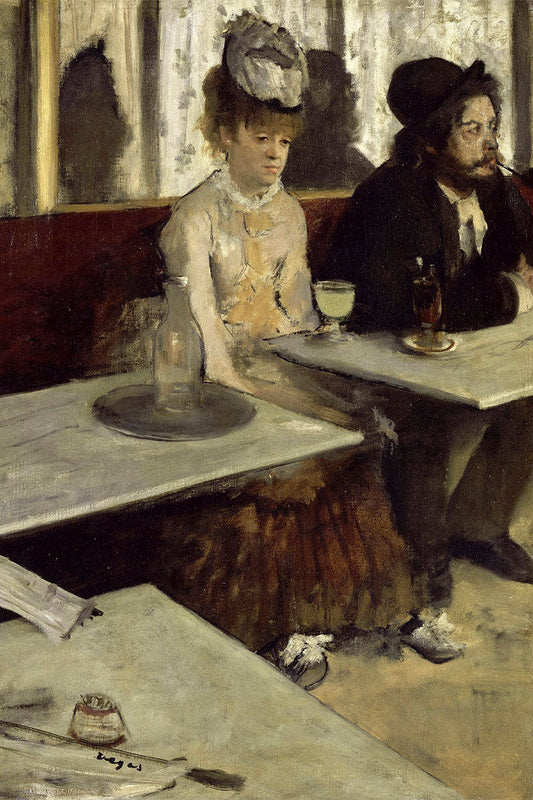 Obra O Absinto de Edgar Degas