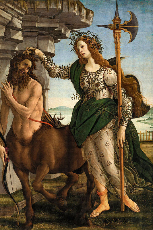 Obra Palas e o Centauro de Botticelli