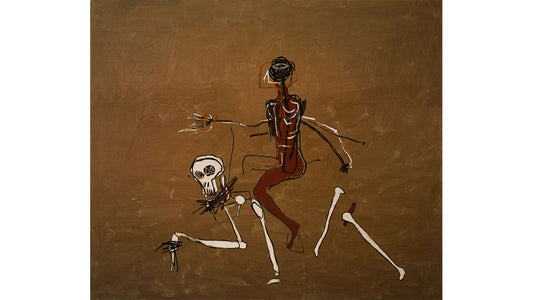 Obra Riding with Death de Basquiat
