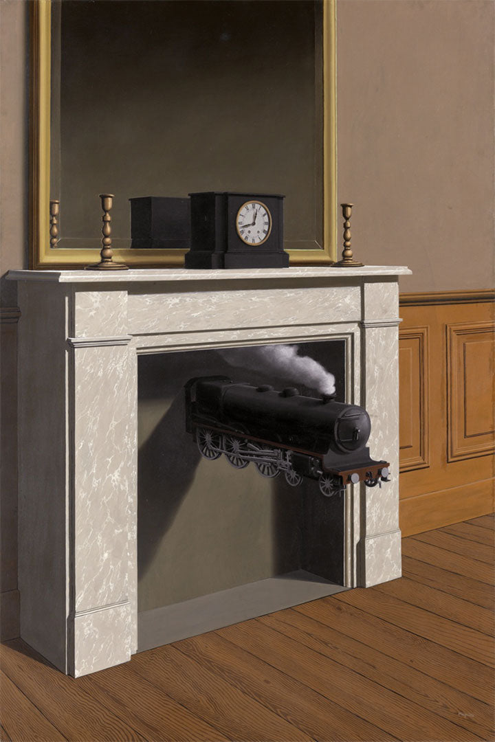 Obra Tempo Trespassado de René Magritte