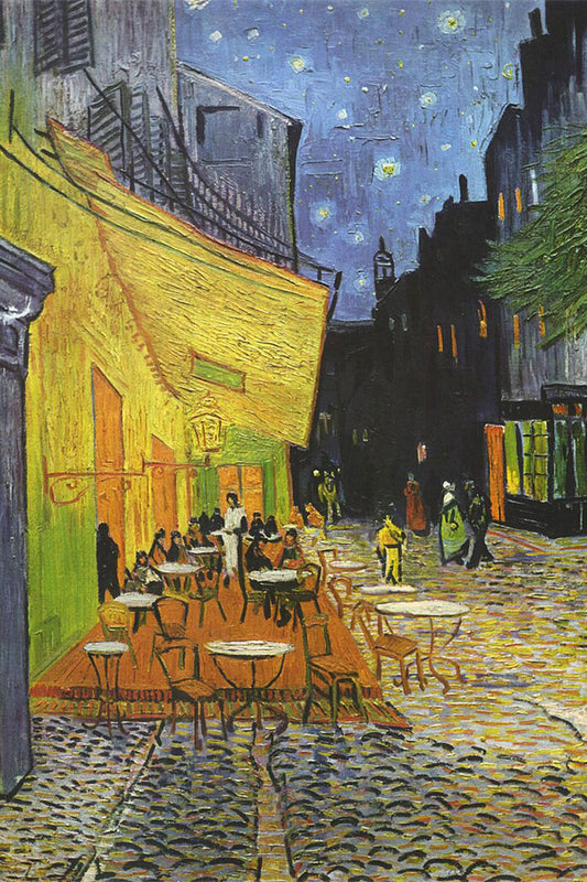 Obra Terraço do Café à Noite de Van Gogh