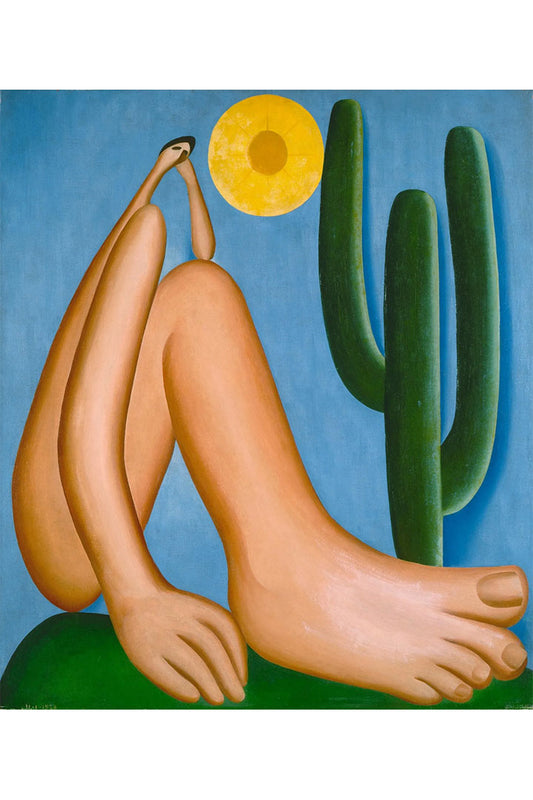 Pintura Abaporu de Tarsila Do Amaral