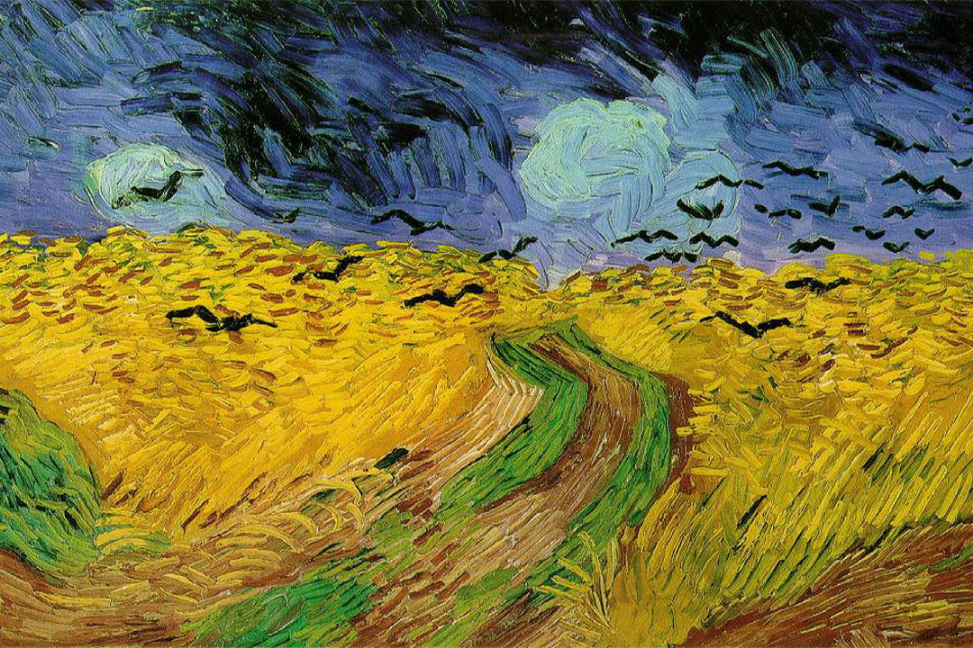 Pintura Campo De Trigo Com Corvos Vincent Van Gogh