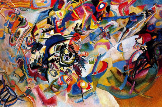 Pintura Composição VII de Wassily Kandinsky