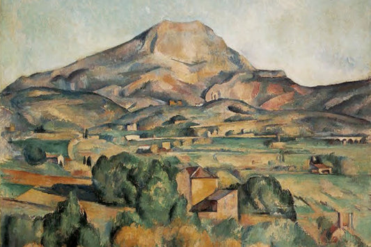 Pintura Monte Sainte Victoire Visto de Bellevue Paul Cézanne
