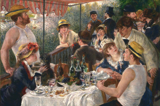 Pintura O Almoço dos Barqueiros de Renoir