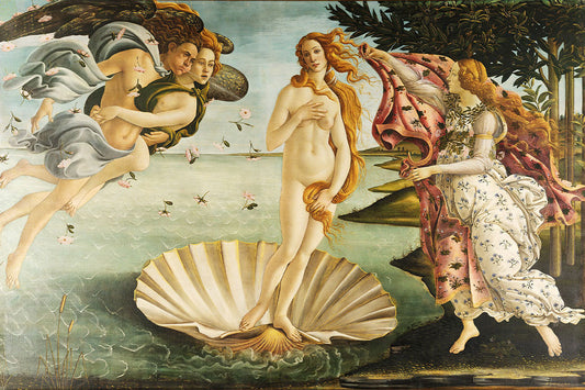 Pintura O Nascimento de Vênus de Sandro Botticelli