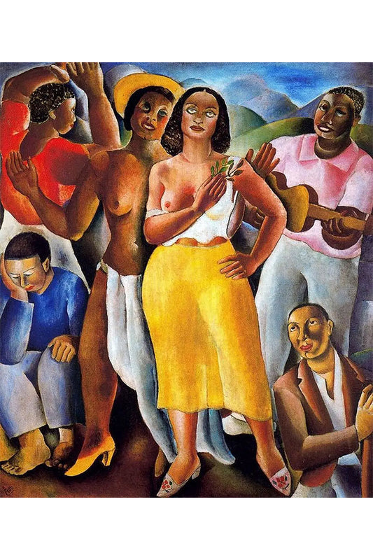 Pintura Samba de Di Cavalcanti