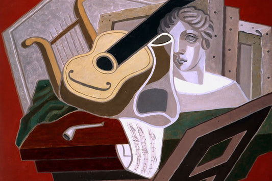 Pintura The Musician's Table de Juan Gris