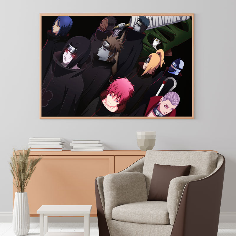 Quadro Decorativo Akatsuki