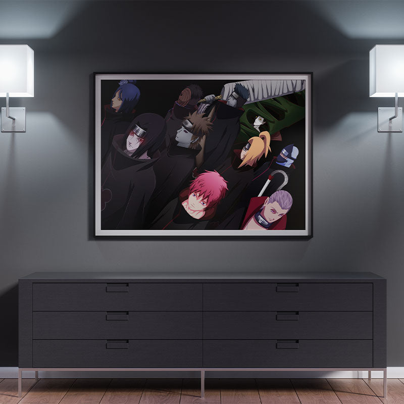 Quadro Decorativo Akatsuki